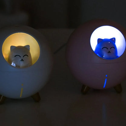 🐱 HUMIFICADOR LAMPARA GATITO